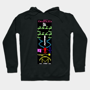 Arecibo message, computer artwork (C003/6078) Hoodie